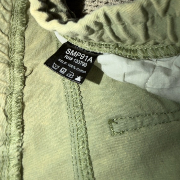 🌿POL Olive Patchwork Casual Pants - Picture 6 of 6